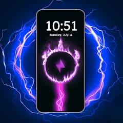3D Battery Charging Animation
