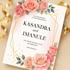 Diseño tarjeta de invitación