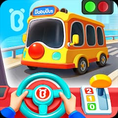 Baby Panda's School Bus